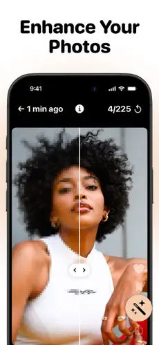 Reviewing photos selected for deletion before they are permanently removed.